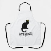 黒猫ハロウィーン、コスチュームアイディア、パーティー、プラスsi エプロン (正面)