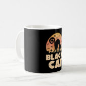 黒猫ハロウィーン コーヒーマグカップ (正面左)