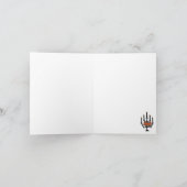 黒猫ハロウィーン サンキューカード (内部)