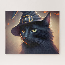 黒猫ハロウィーン ジグソーパズル
