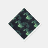 黒猫ハロウィーン スタンダードカクテルナプキン (角)