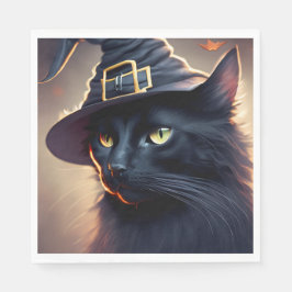 黒猫ハロウィーン スタンダードランチョンナプキン