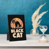 黒猫ハロウィーン フォトプラーク (側面)