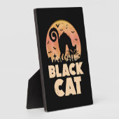 黒猫ハロウィーン フォトプラーク (側面)