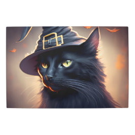 黒猫ハロウィーン メタルプリント