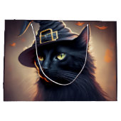黒猫ハロウィーン ラージペーパーバッグ (裏面)