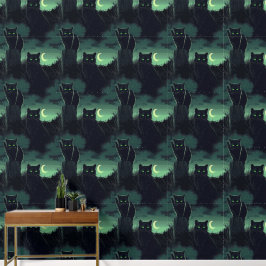 黒猫ハロウィーン 壁紙