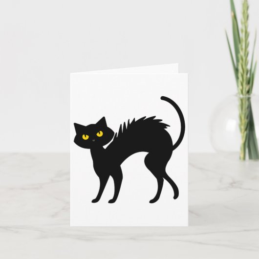 黒猫ハロウィーン – 黒猫 カード (正面)