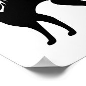 黒猫ハロウィーン – 黒猫 ポスター (角)