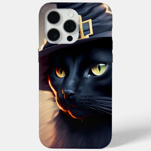 黒猫ハロウィーン Case-Mate iPhoneケース (裏面)