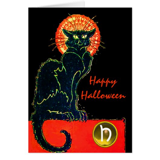 黒猫ハローウィンパーティモノグラム (正面)
