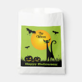 黒猫ハローウィンパーティ治療 フェイバーバッグ (正面)