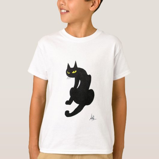 黒猫ハローウィンパーティ Tシャツ (正面)