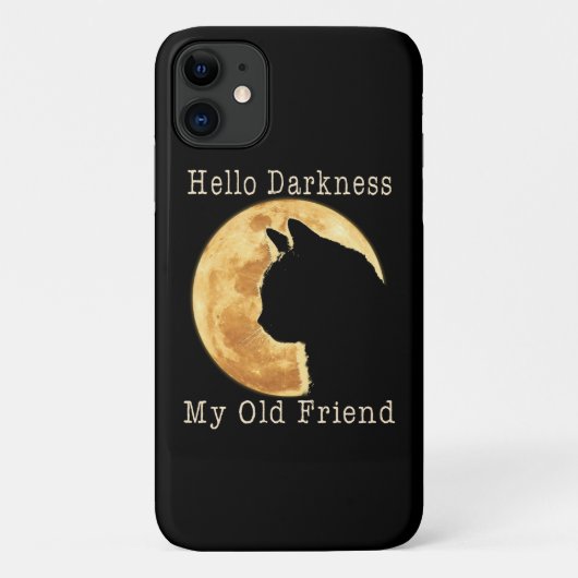 黒猫ハローダークネス旧友 Case-Mate iPhoneケース (裏面)