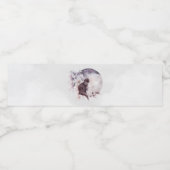 黒猫バイザマジカル満月 ペットボトルラベル (シングルラベル)