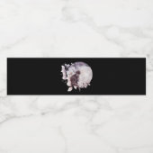 黒猫バイザマジカル満月 ペットボトルラベル (シングルラベル)