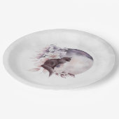 黒猫バイザマジカル満月 ペーパープレート (アングル)