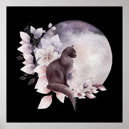 黒猫バイザマジカル満月 ポスター (正面)