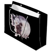 黒猫バイザマジカル満月 ラージペーパーバッグ (正面アングル)