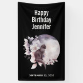 黒猫バイザマジカル満月 横断幕 (縦)