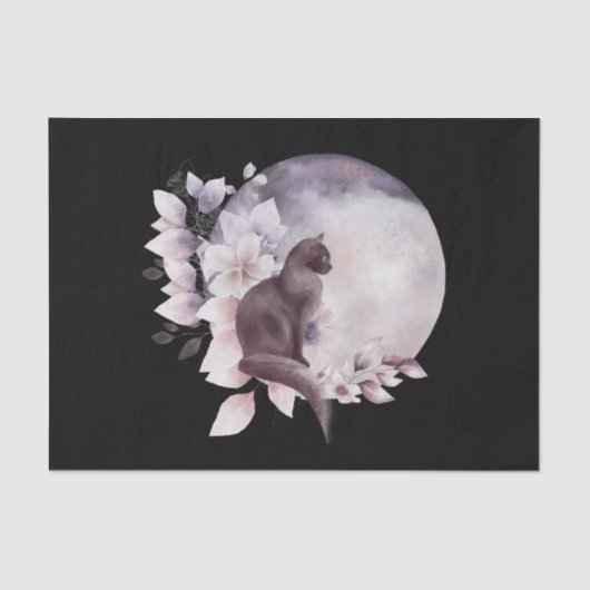 黒猫バイザマジカル満月 薄葉紙 (正面)