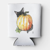 黒猫バックパンプキンクーラーボックス 缶クーラー (正面)