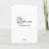 黒猫バレンタインカード シーズンカード (裏面)