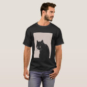 黒猫パステルゴシック Tシャツ (正面フル)