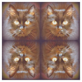 黒猫パターン ファブリック (見本)