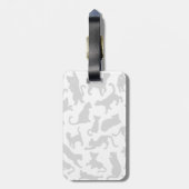 黒猫パターン ラゲッジタグ (裏面縦)