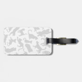 黒猫パターン ラゲッジタグ (裏面横)