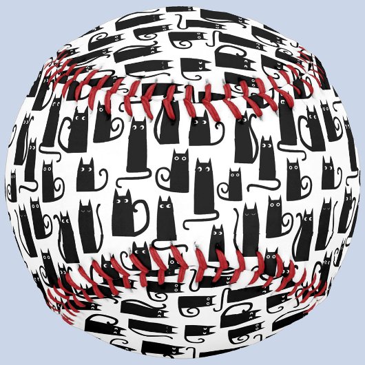 黒猫パターン 野球ボール