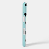 黒猫パターン Case-Mate iPhoneケース (裏面 / 右)