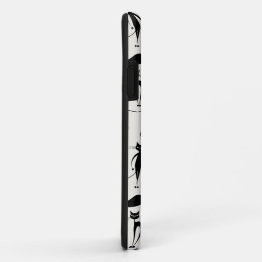 黒猫パターン Case-Mate iPhoneケース (裏面/右)