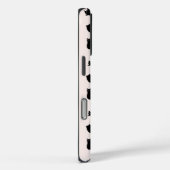 黒猫パターン Case-Mate iPhoneケース (裏面 / 右)