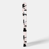 黒猫パターン Case-Mate iPhoneケース (裏面 / 左)