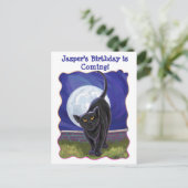 黒猫パーティーセンター インビテーションポストカード (スタンド正面)