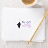 黒猫パーティーセンター ラベル (インサイチュ)