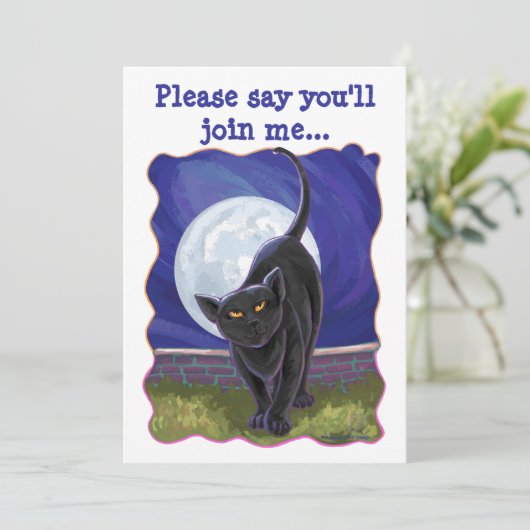 黒猫パーティーセンター 招待状 (スタンド正面)