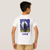 黒猫パーティーセンター Tシャツ (裏面フル)