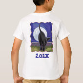 黒猫パーティーセンター Tシャツ (裏面)