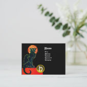 黒猫パーティーモノグラム 名刺 (スタンド正面)