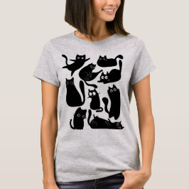 黒猫パーティー Tシャツ