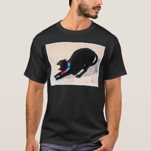 黒猫ヒスファインアート高橋浩明著 Tシャツ