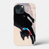 黒猫ヒッシングファインアートby高橋宏明 Case-Mate iPhoneケース (裏面)