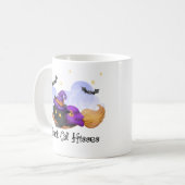 黒猫ヒッセ コーヒーマグカップ (正面左)