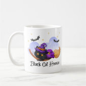 黒猫ヒッセ コーヒーマグカップ (左)