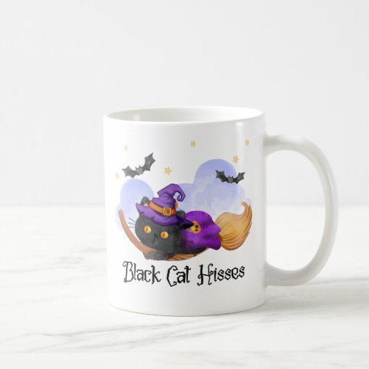 黒猫ヒッセ コーヒーマグカップ (右)