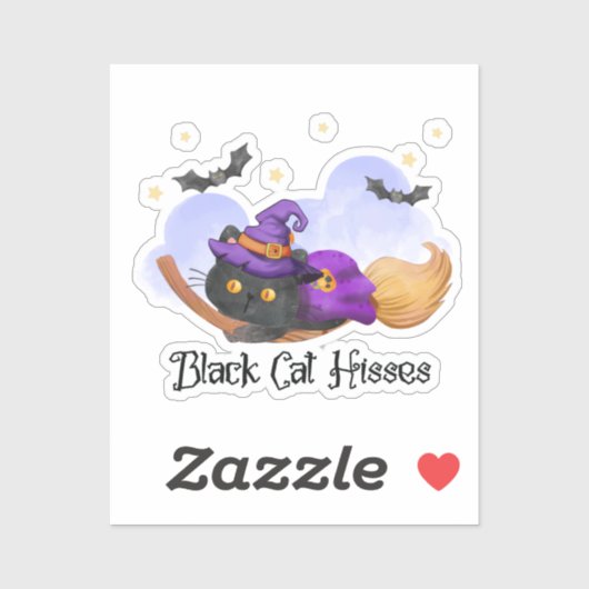 黒猫ヒッセ シール (シート)