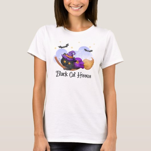 黒猫ヒッセ Tシャツ (正面)